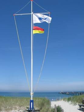 Graal-Müritz Blaue Flagge am Strand